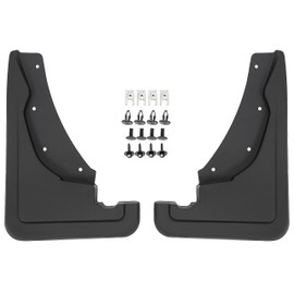 KUAFU Front Splash Shield Guards Compatible with 2021-2024 Ford Bronco Sport Replacement for M1PZ-16A550-AA Splash Guards Mud Flaps Black 2Pcs