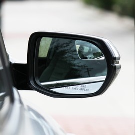 Superfan Blind Spot Mirrors for Cars by Safe View Company – Real Convex Glass for Clear Wide Angle Vision – Safer Lane Changes, Easy Stick-On, Weatherproof & Long Lasting Durability