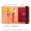 CALIPSO Passport Holder - Passport RFID Designer Travel Wallet -