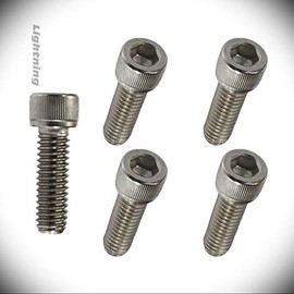 High-Strength Sheet Metal Screws - Durable Screws for Indoor and Outdoor Use - Versatile Screws for Crafting - Socket Head Cap Screws Stainless Steel Full thread 1/4-20 X 1/2" Size Set of 10