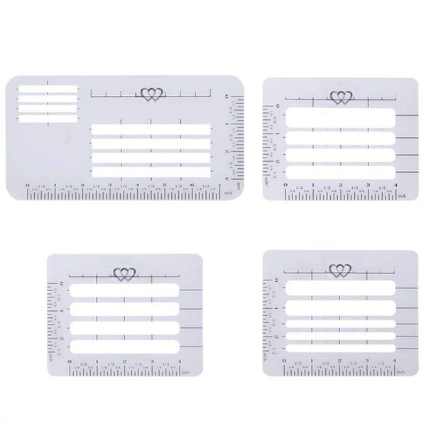 Exceart Lettermate 4 Style Envelope Addressing Guide Stencil Templates Fits