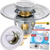 Mer-Maid Drain Magic Extra-Rugged Universal Sink Stopper, AS-SEEN-ON-TV, Instantly Replace