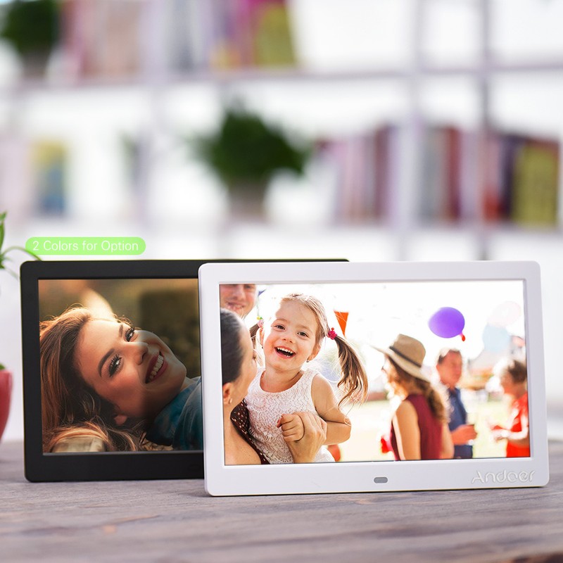 Andoer 10 Inch Wide LCD Screen Digital Photo Frame 1024