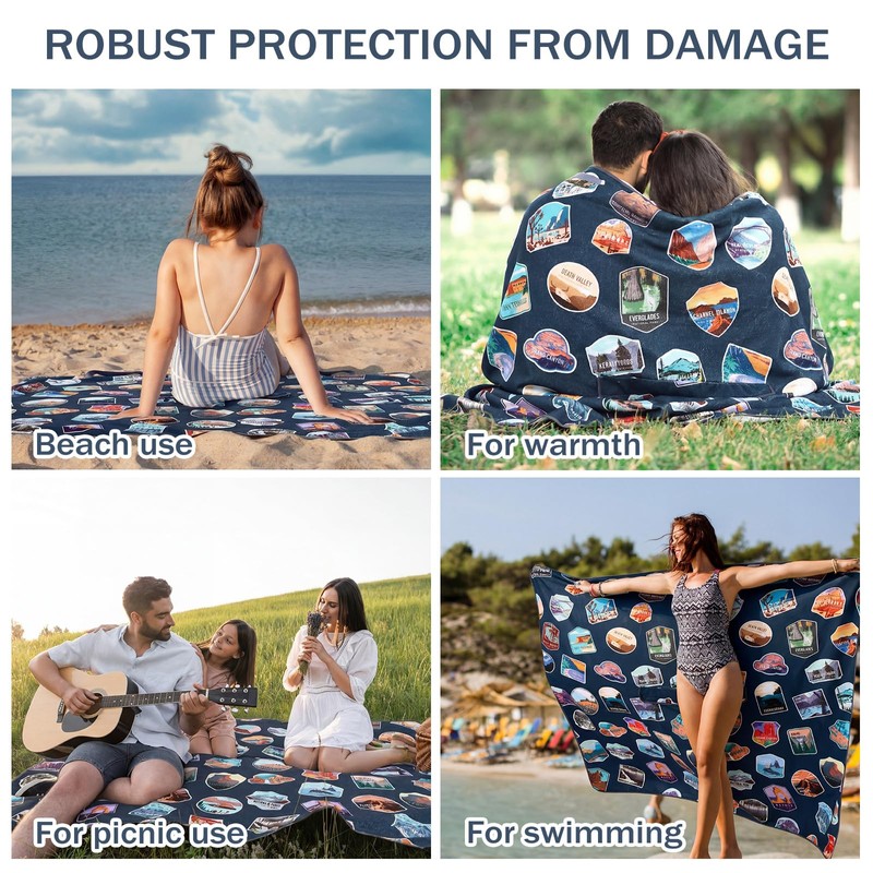 Tallew Back Seat Towel Cover for Car Athletic Running Towel