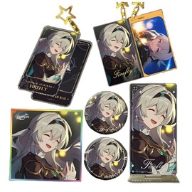 REENEW Collapse: Star Rail Firefly Goods Set, Acrylic Stand, Badge, Strap, Color Paper, Lucky Bag, Birthday Gift, Gift (Firefly)