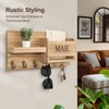 Lwenki Mail Organizer for Wall Mount – Key Holder with