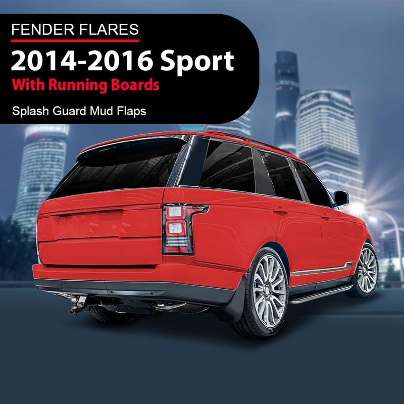 G-PLUS 4Pcs Splash Guard Mud Flaps Compatible with Land Rover