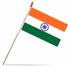 NJ & NJBW 20 Pack Small Mini India Flag on