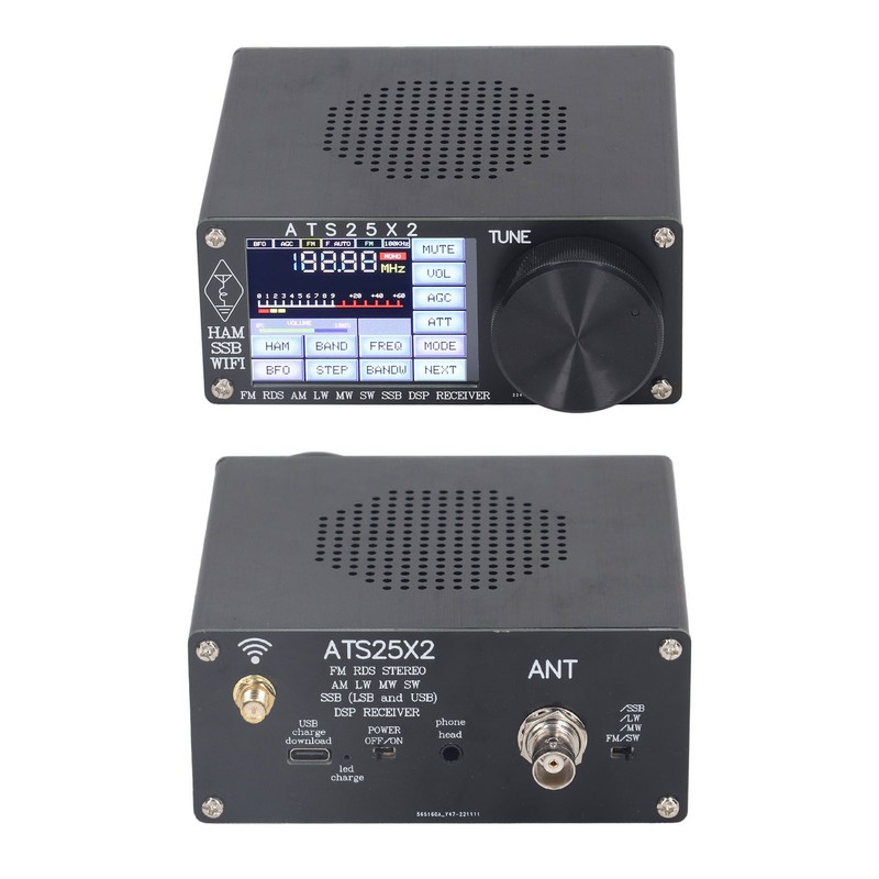 Full Band Radio Receiver DSP Shortwave Multi Modes with Spectrum
