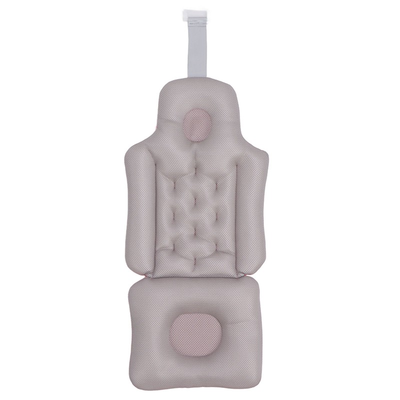 Bathtub Cushion Soft Breathable Folding Headrest Back Support Bath Pillow