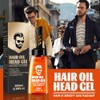 Grospe Gel Y Cera Para Peinar El Cabello Mullido De