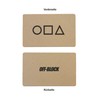 Off-Block Active RFID/NFC Blocking Card Motif Game Design in Gold