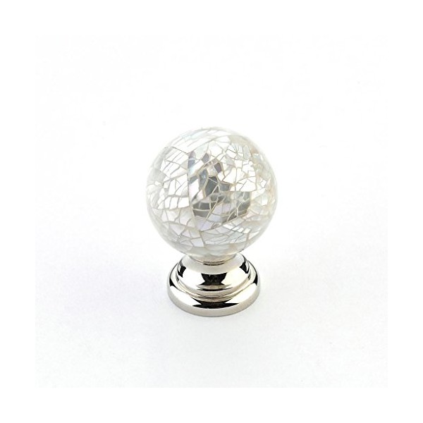 Schaub Mother of Pearl Collection 1-1/4 in. (32mm) Knob, Polished