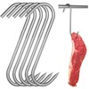 OMISTAR 5 PCS Heavy Duty Meat Hooks, 10 in Stainless