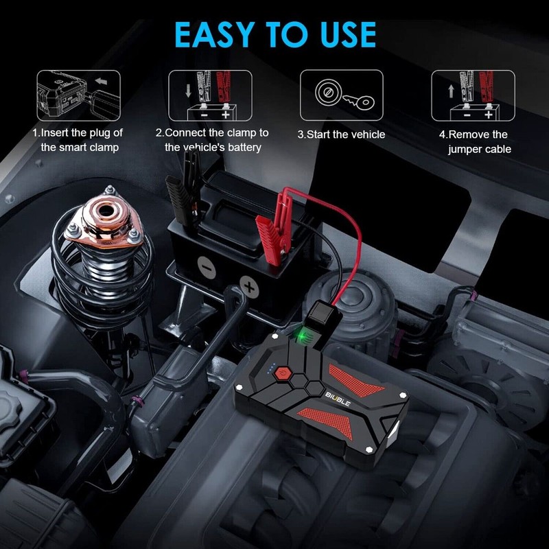 BIUBLE Jump Starter Car Jump Starter Auto Battery Booster Pack