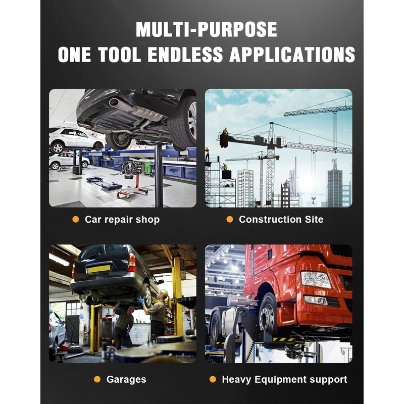 OCPTY Red Porta Power Hydraulic Jack Heavy Duty 10 Ton