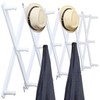 WEBI Accordion Wall Hanger,Wooden Expandable Coat Rack Wall Mounted,Accordion Hat