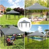 9.8'x9.8' Replacement Canopy Top Cover Only for Gazebo, Double Tiered