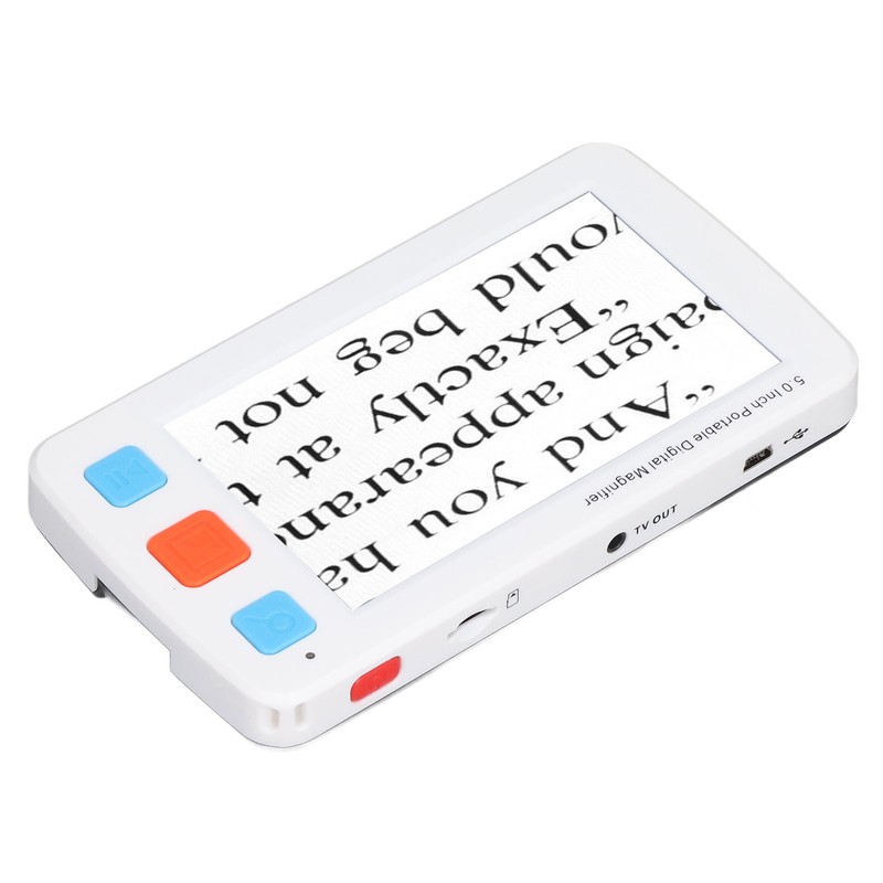 5.0in Electronic Digital Magnifier Portable Reading Aid 4X‑32X Zoom 17