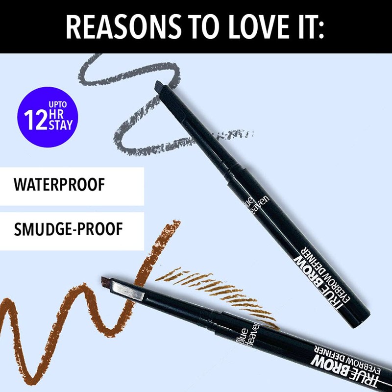 Blue Heaven TrueBrow Eyebrow Definer, Natural Brown, 0.45gm