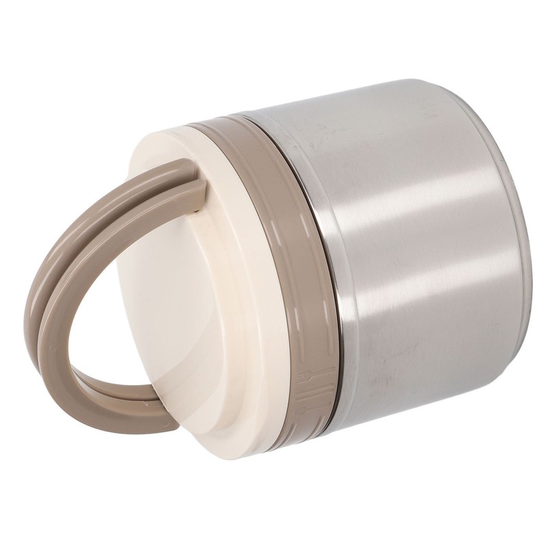 304 Stainless Steel Porridge Box Portable Round Insulated Lunch Container