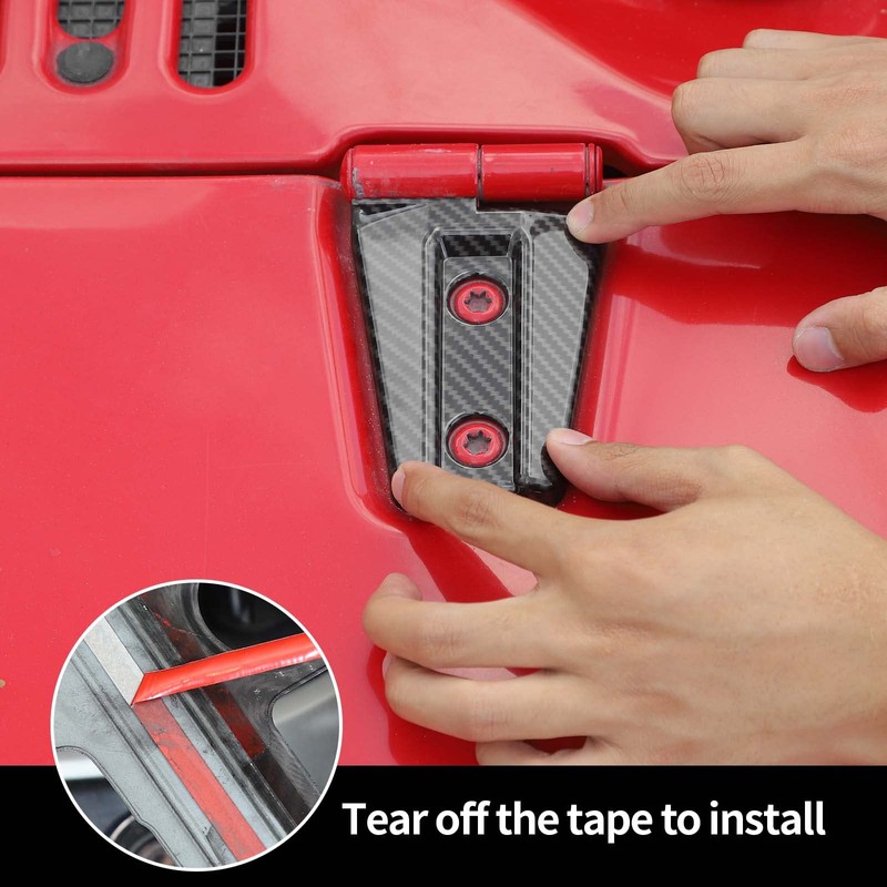 Hoolcar Door Hinge Engine Hood Hinge Tailgate Hinge Cover Trim