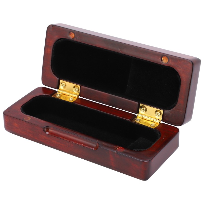 Solid Wood Mouthpiece Case Box Portable Storage for Sax Musical