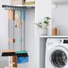 Pull Out Broom Holder, Multifunctional Slide Broom And Mop Storage/Organizer