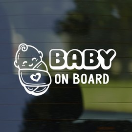 Baby on Board Car Sticker Window Sign Funny Newborn Child Vinyl Sticker