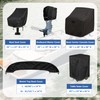 Bimini Top Boot Cover - Suitable for 3-4 Bows, Design