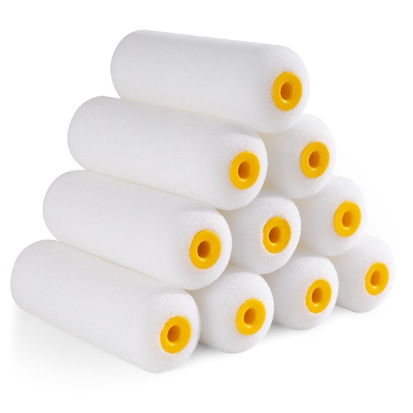 Mister Rui Foam Paint Roller, 4 Inch Paint Roller Cover