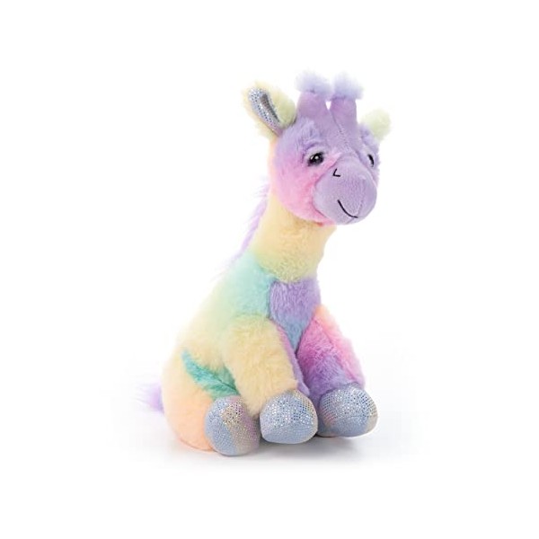 The Petting Zoo Giraffe Stuffed Animal Plushie, Ombrez Animals, Rainbow