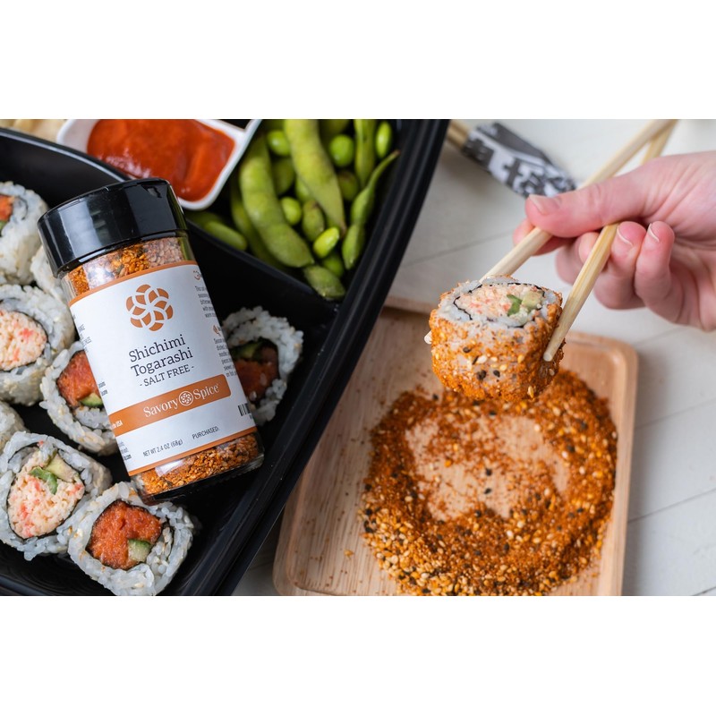 Savory Spice Shichimi Togarashi (Salt-Free) - Japanese 7 Spice Seasoning