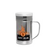 Outset Stainless Steel Dry Rub Shaker With Lid, 13oz Seasoning