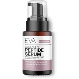 Eva Naturals- Suero de colágeno: ¿Qué son los péptidos? Son potentes proteínas antienvejecimiento que alertan a la piel cuando es momento de producir más colágeno. Nuestro suero de péptidos contiene a