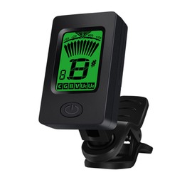 YZYDF Guitar Tuner Clip On Tuner for Bass Ukuleles Precise Tuning Tuner with LCD Display Digital Tuner for Stringed Instrument