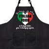 LEVLO Italian Aprons For Cooking Italian Chef Gift Italian Inspired