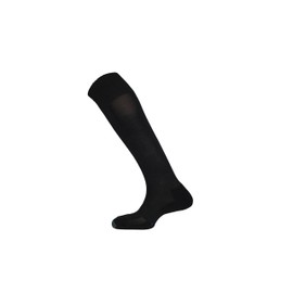 Mitre Unisex Prostar Mercury Plain Football Sock, Black, Senior/Size 7-12