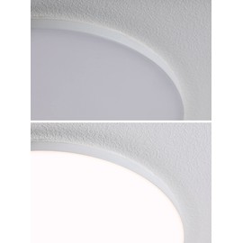 Paulmann Veluna VariFit Edge 79957 LED Panel Recessed Panel 200 mm Round Tunable White Light Control White Plastic Ceiling Light