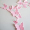 24pcs Kawaii 3D Butterfly Removable Mural Stickers Wall Stickers Decal