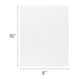 Hygloss Cardboard-Tagboard for Crafts, Backing for Photos and Documents, Scrapbooking and More-Approx. 28 pt. Thickness-8 x 10 inches-Pack of 25, 8 x 10-Inch, None