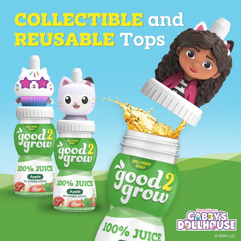 good2grow 100% Apple Juice for Kids, 6 fl oz, 3
