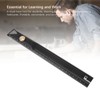 Aluminum Alloy Straight Ruler 25cm Precise Scale Professional for Woodworking