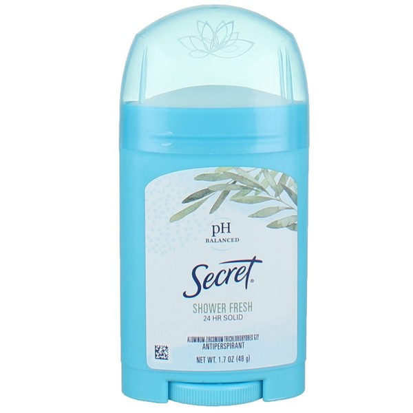 Secret Sld Ws Shwr Frsh Size 1.7z Secret Shower Fresh Solid Antiperspirant Deodorant