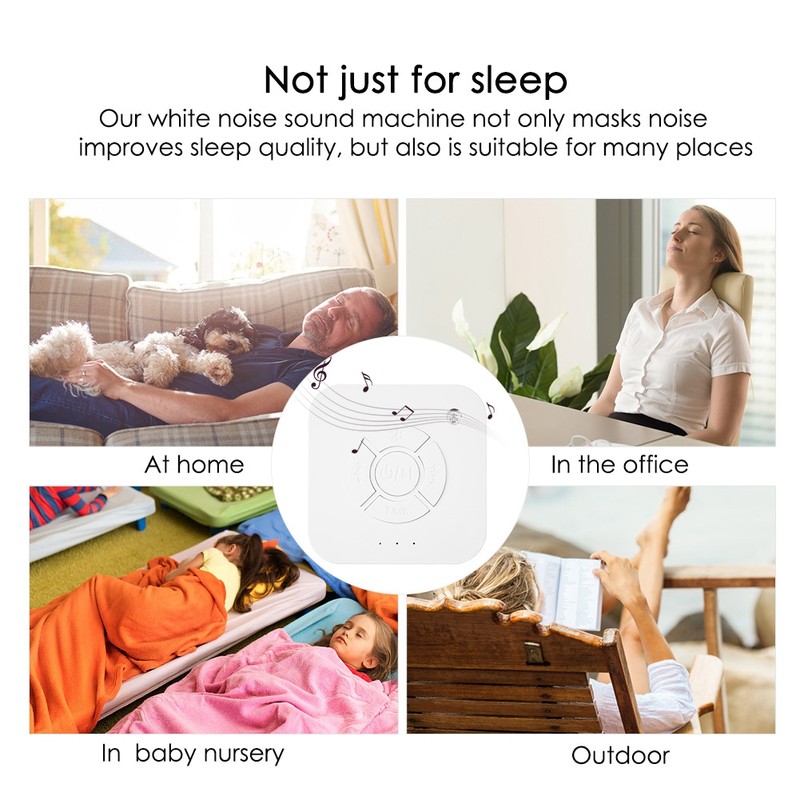 White Noise Machine Timing Shutdown Sleep Sound Relax for Baby