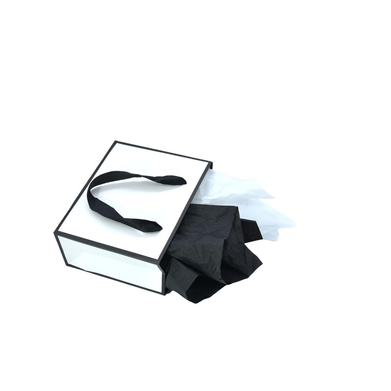 JUNESHE Small Gift Bags with Handles & Tissue Paper,4 Pack