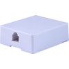 Power Gear Surface Mount Jack, Attach to Walls, Receptacles, Baseboards,