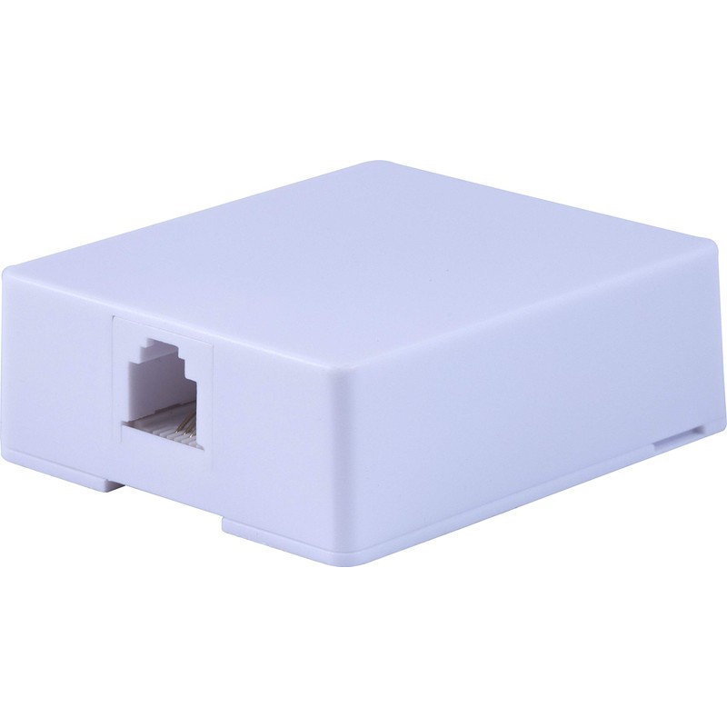 Power Gear Surface Mount Jack, Attach to Walls, Receptacles, Baseboards,