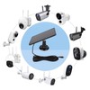 Camera Solar Panel, Outdoor Security Camera, IP65 Waterproof Camera Charger