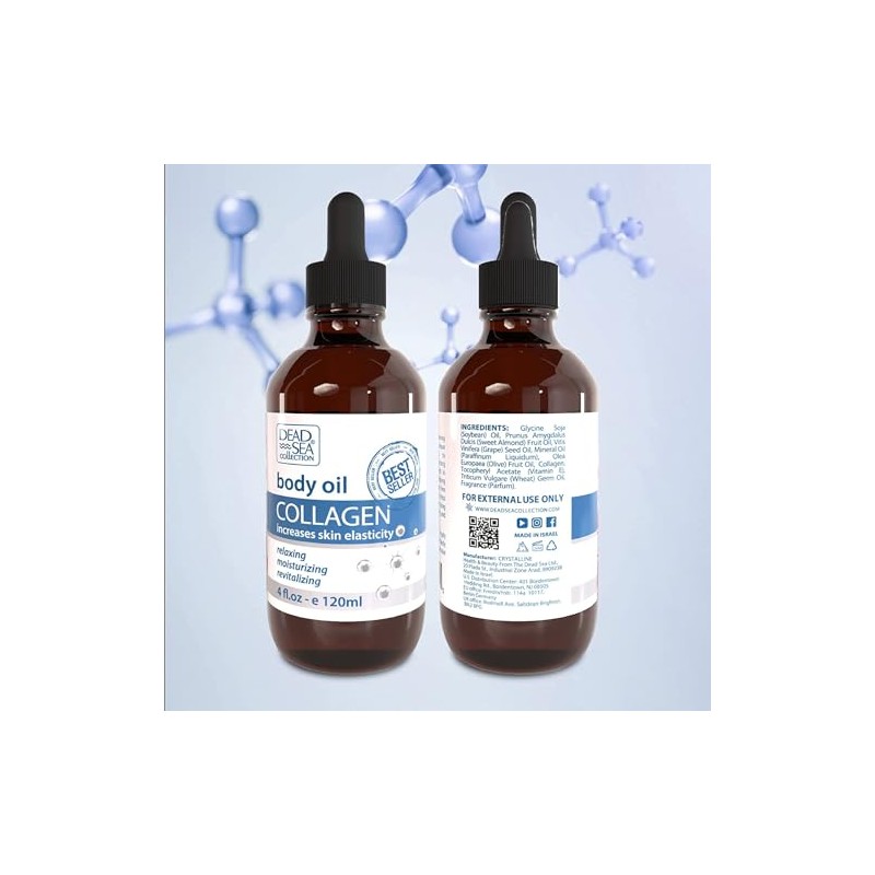 Dead Sea Collection Aceite corporal con colágeno Hidratante para piel